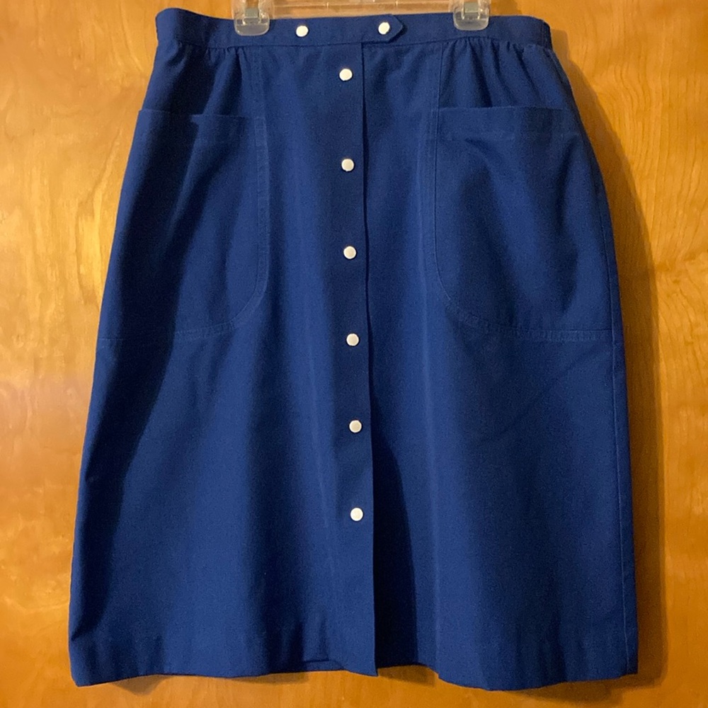 Koret vintage snap front skirt